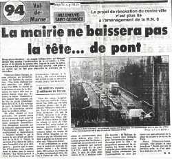 Article sur le pont