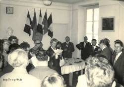 Cérémonie du jumelage.