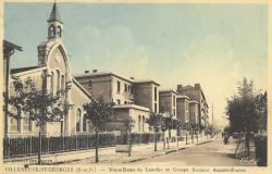 l'église Notre Dame de Lourdes