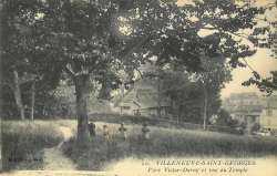 Le parc côté temple