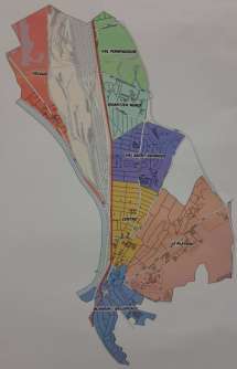 Les différents quartiers de Villeneuve