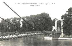 Le pont suspendu