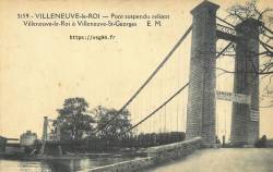 Le pont suspendu