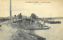 L'entrée du canal depuis la Seine