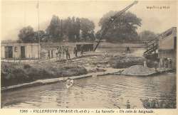 Le canal, un coin de baignade